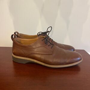 Amberjack The Original Oxford Brown Leather Casual Shoes Mens Size 15 US